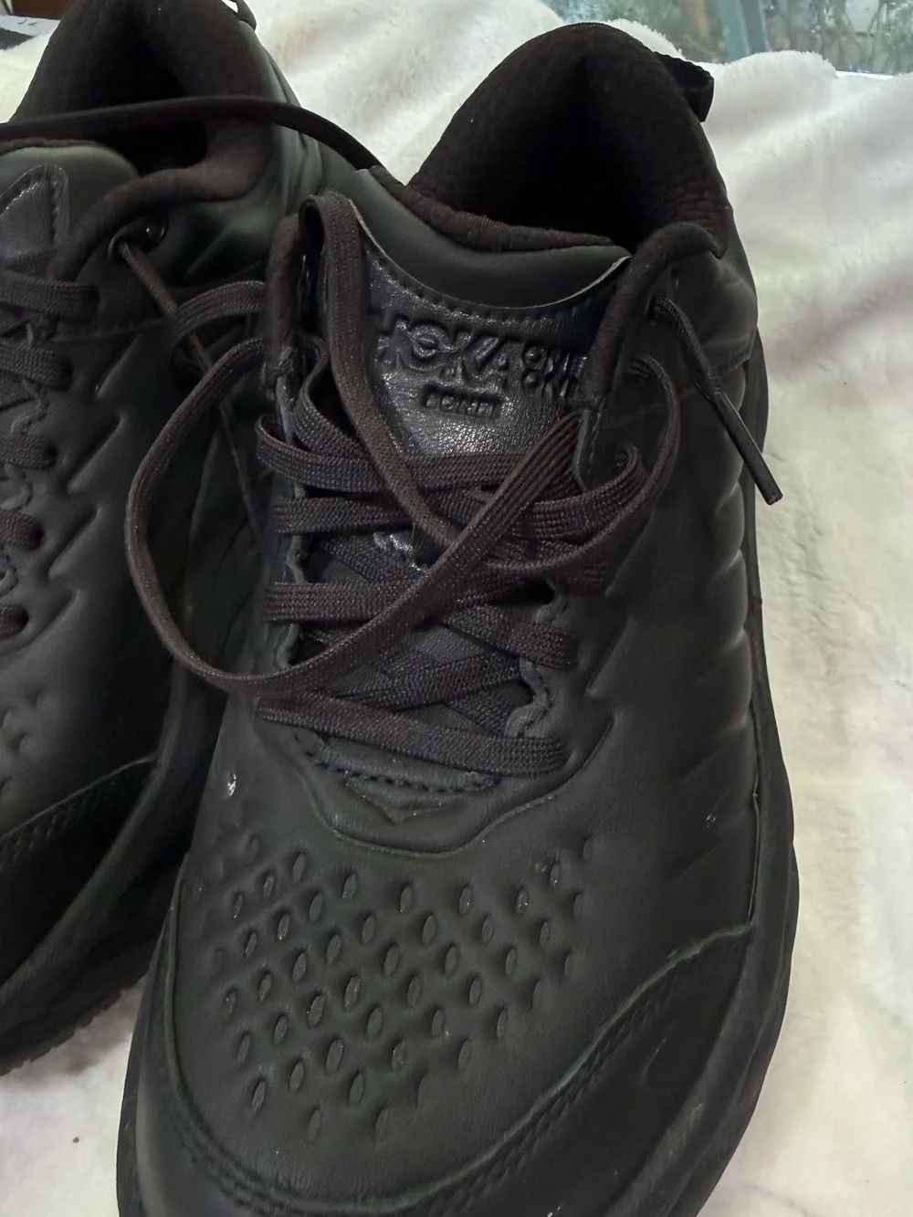 Hoka Men's All-Black Cushioned Athletic Shoes